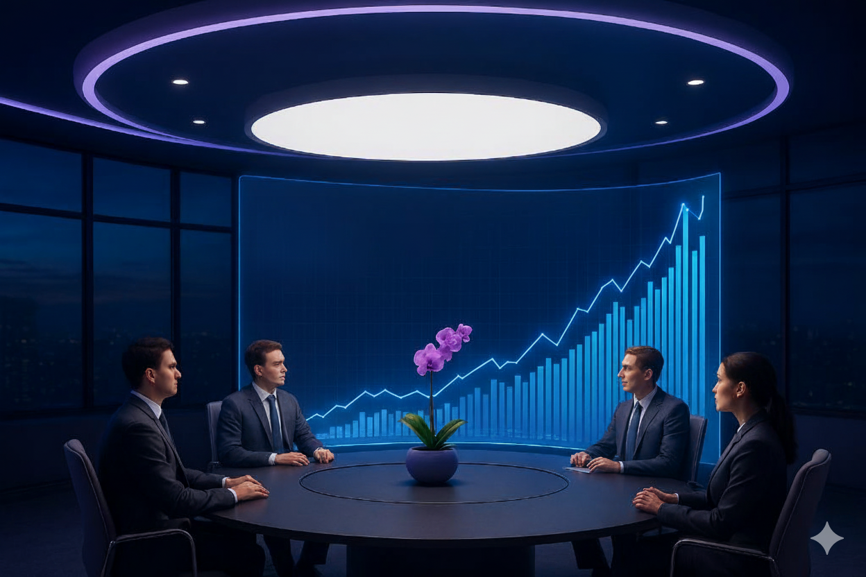 Fintech Hero Background